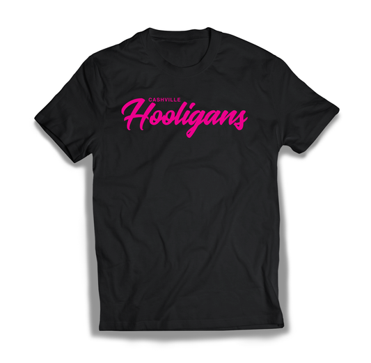 Reckless pink - black Hooligan Tee